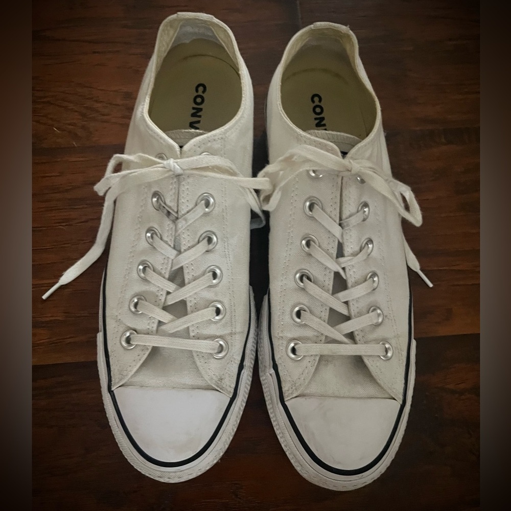 Converse Classic White Canvas Sneakers